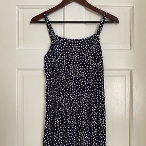 Nave Blue Flower Gap Dress